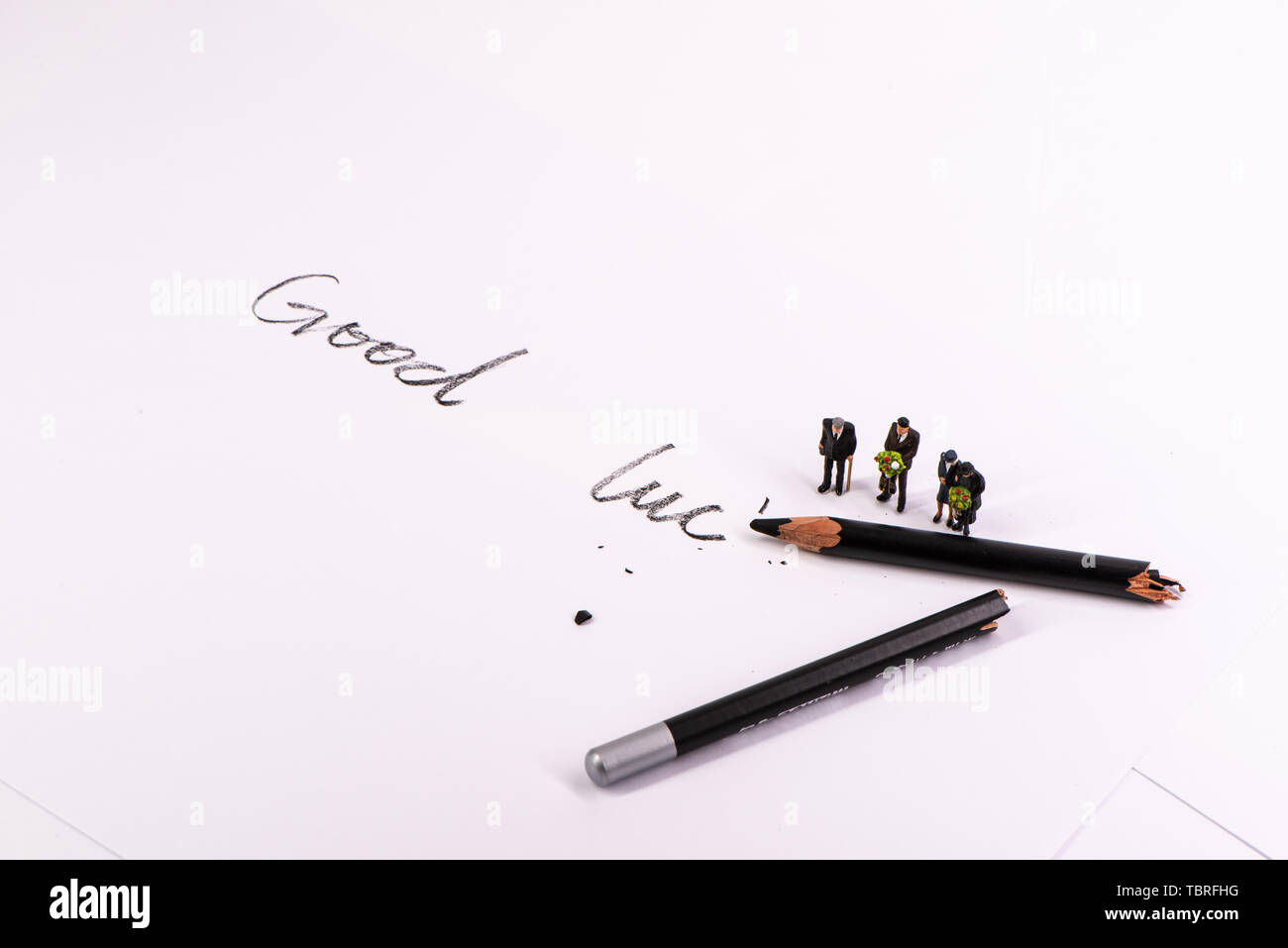 Creative office supplies handwritten font diagram Stock Photo Alamy