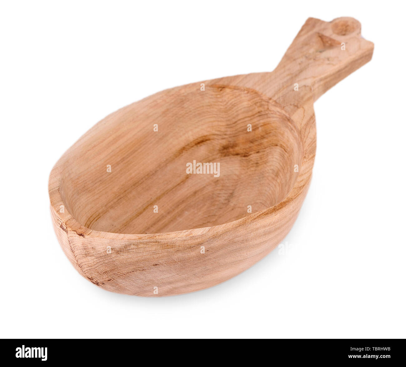 wooden plate on white background Stock Photo - Alamy