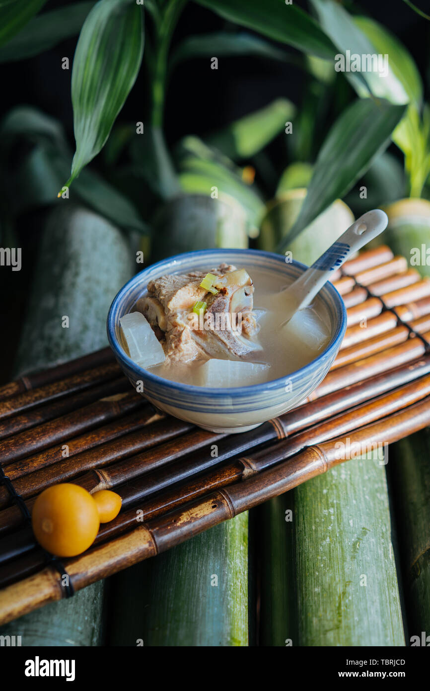 Chinese-flavored chop soup Stock Photo - Alamy