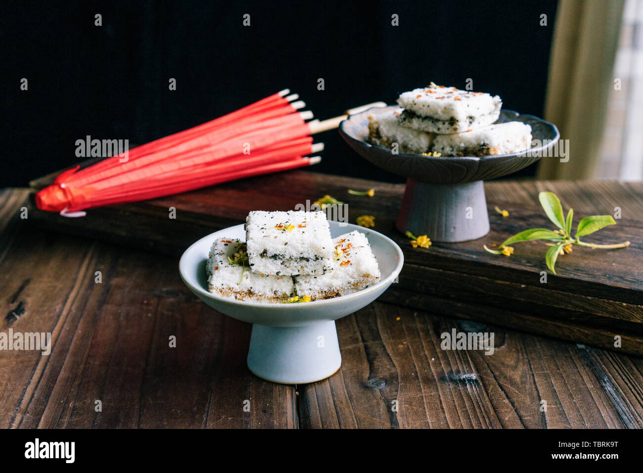 Delicious osmanthus cake Stock Photo Alamy