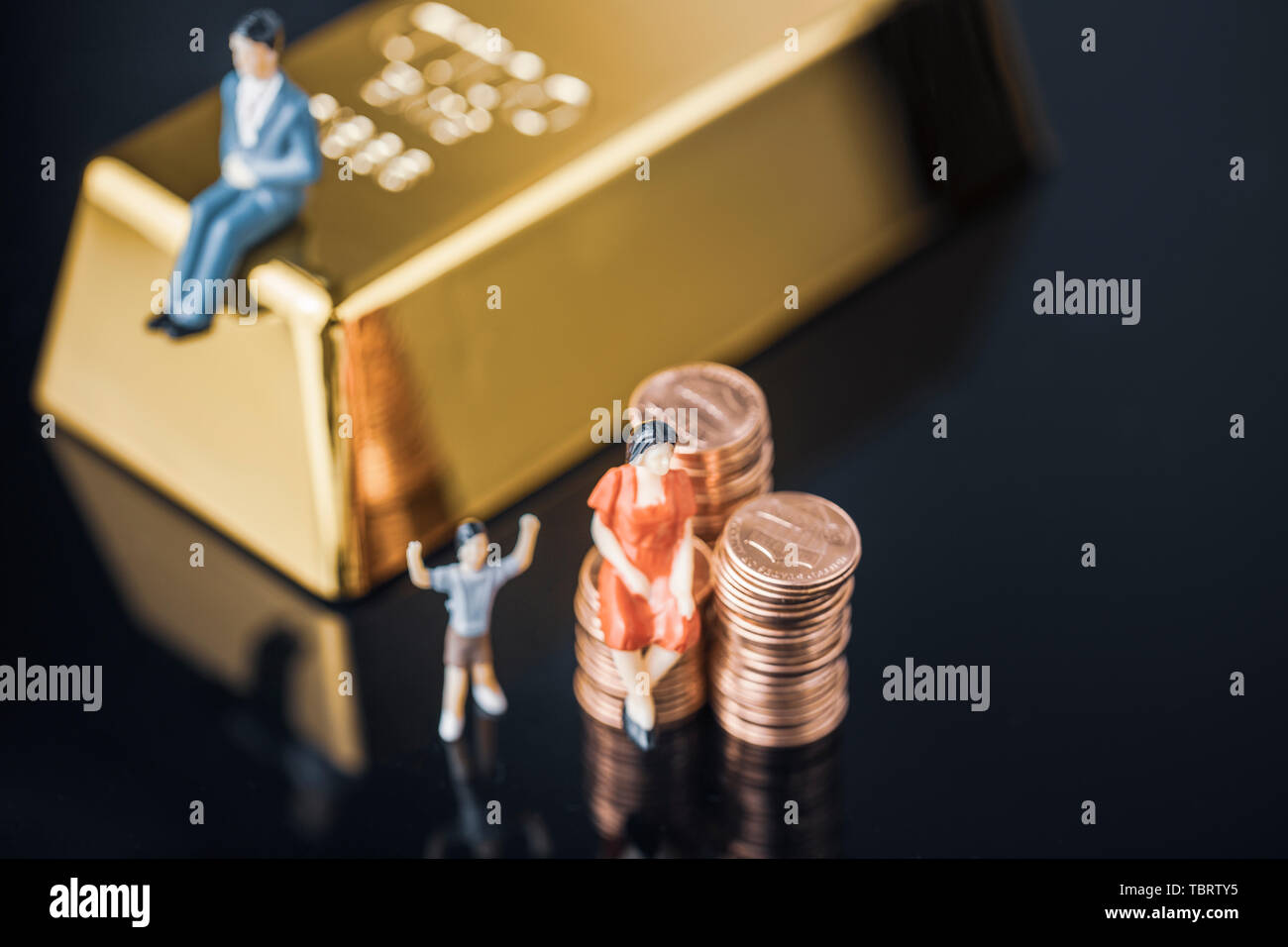 Family financial planning Stock Photo Alamy