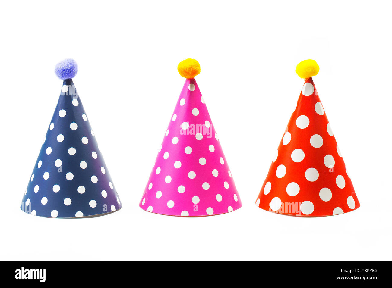 Colorful Party Hats for Party Stock Photo Alamy