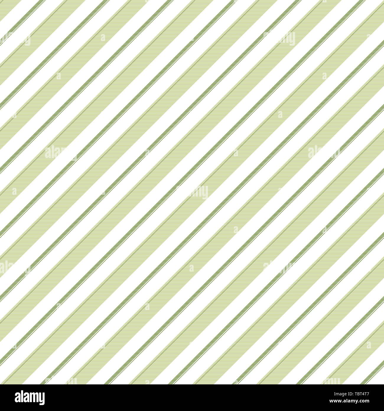 Green yellow stripe texture seamless pattern. Vector illustration Stock