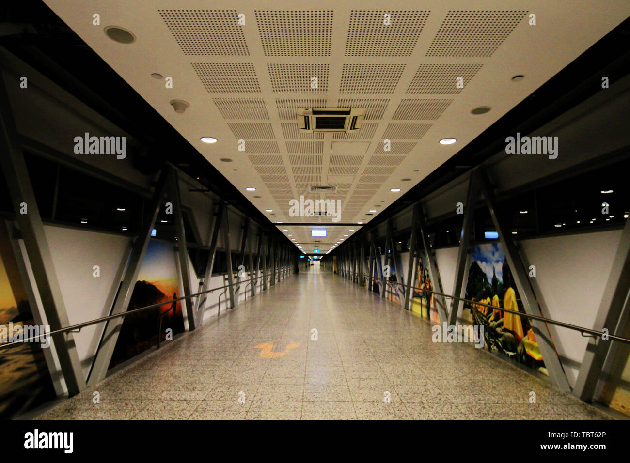 Airport terminal Stock Photo