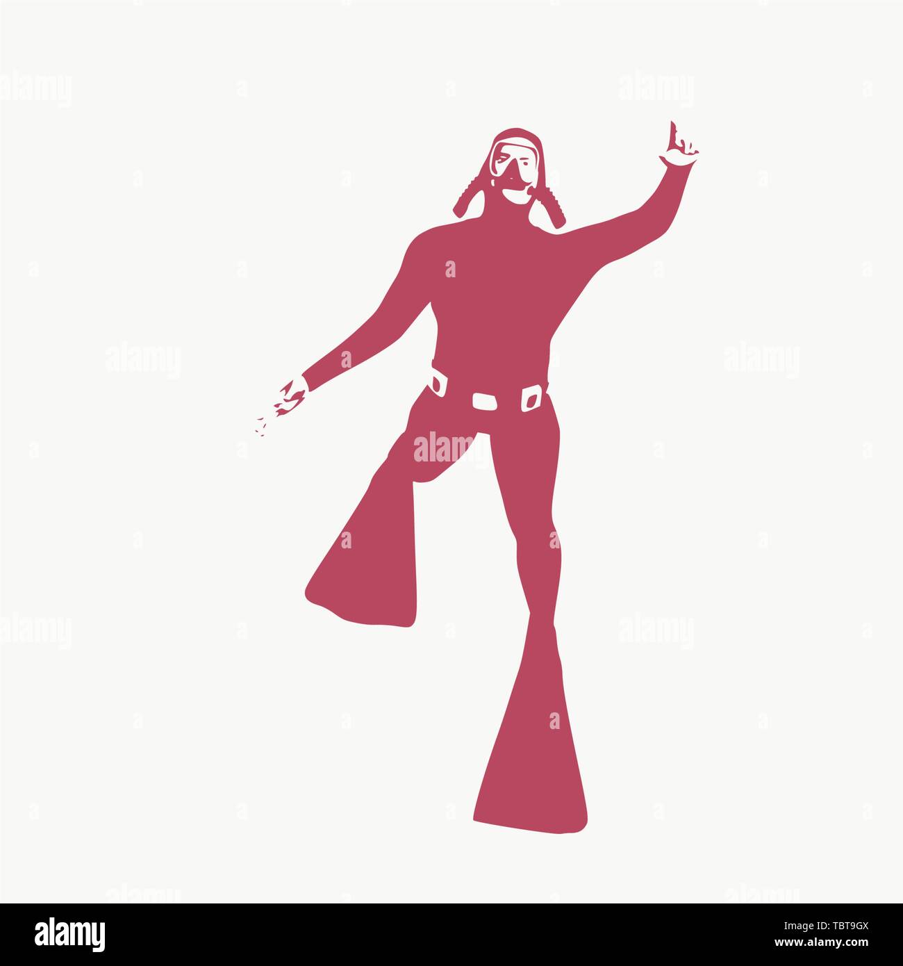 Navy diver silhouette snorkeling hi-res stock photography and images ...