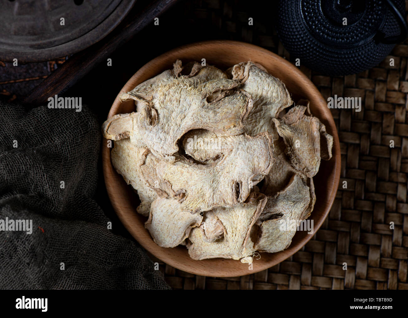 Traditional Chinese medicine seasoning ginger slices Stock Photo Alamy