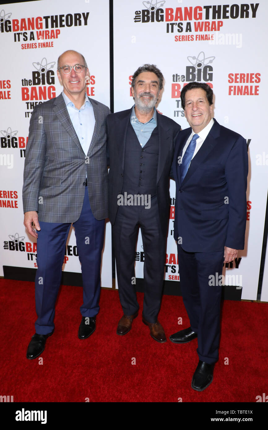 The Big Bang Theory' Finale Party at The Langham Huntington Hotel  Featuring: John Stankey, CEO Time Warner, Chuck Lorre, Co-Creator and  Executive Producer, Peter Roth, President and Chief Content Officer, Warner  Bros.