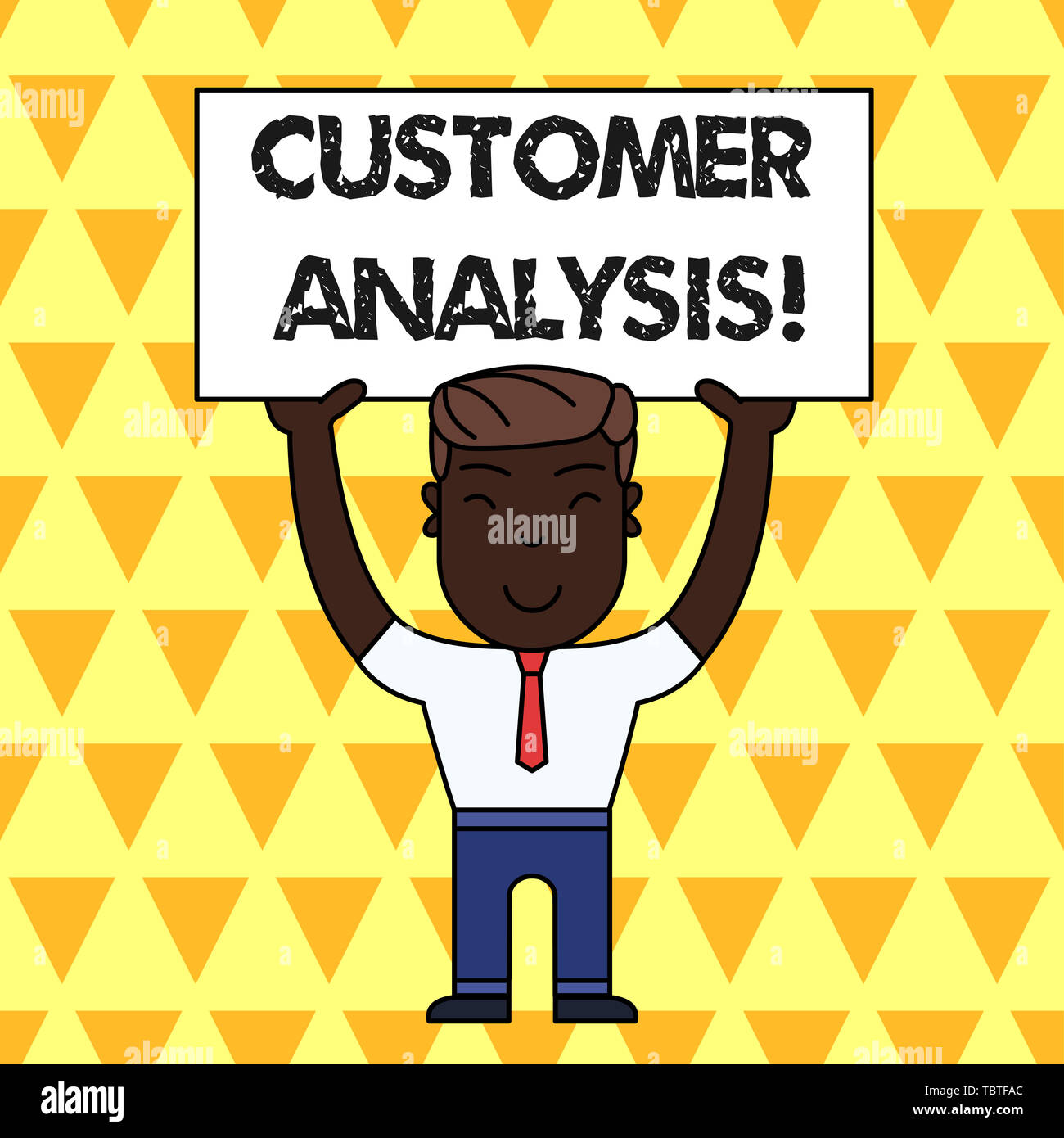 Customer Analysis Lettering Handwriting text Customer Analysis. Conceptual photo systematic ...