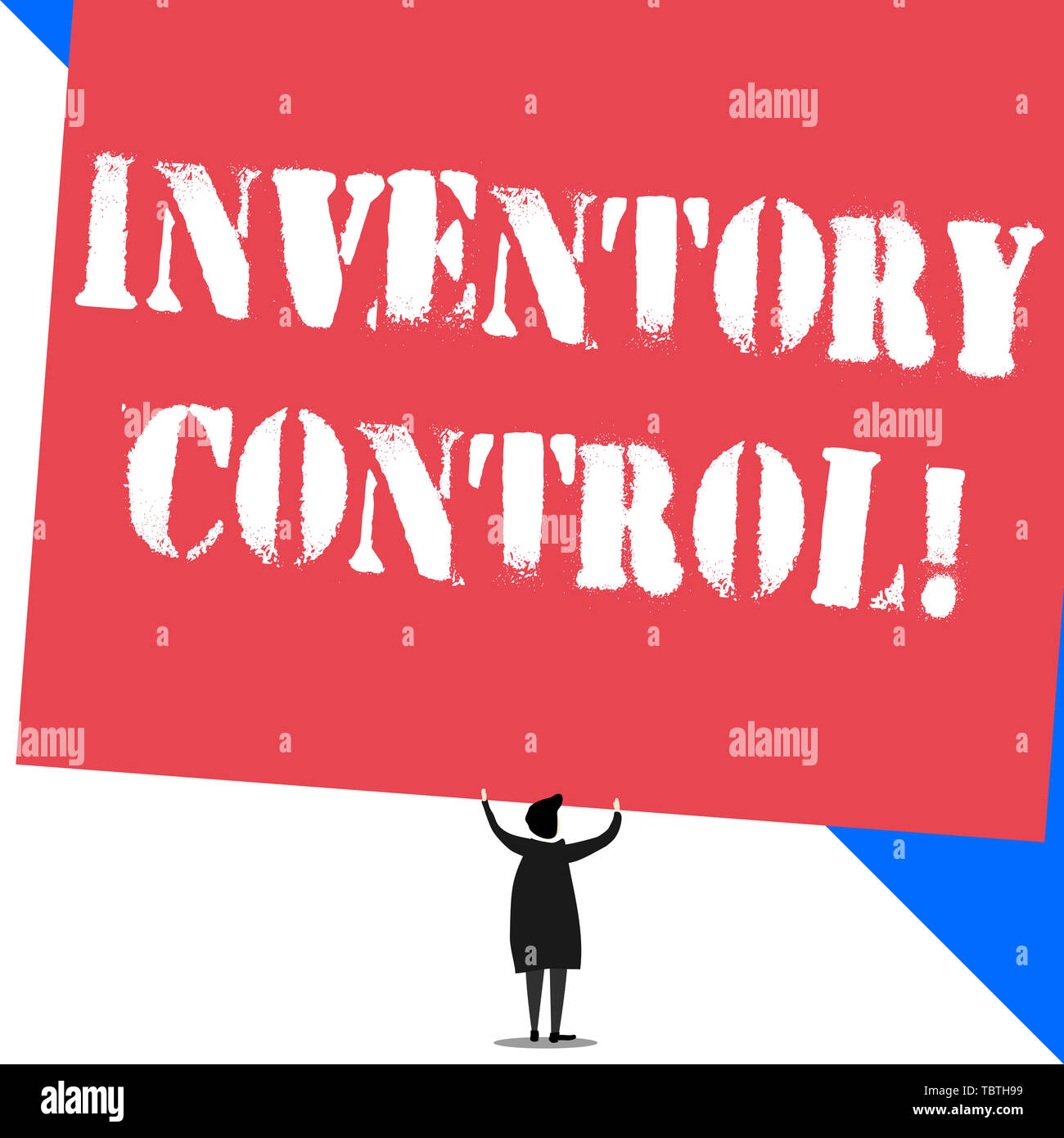 Conceptual hand writing showing Inventory Control. Concept meaning  regulating and maximising your company s is inventory Standing short hair  woman dre Stock Photo - Alamy