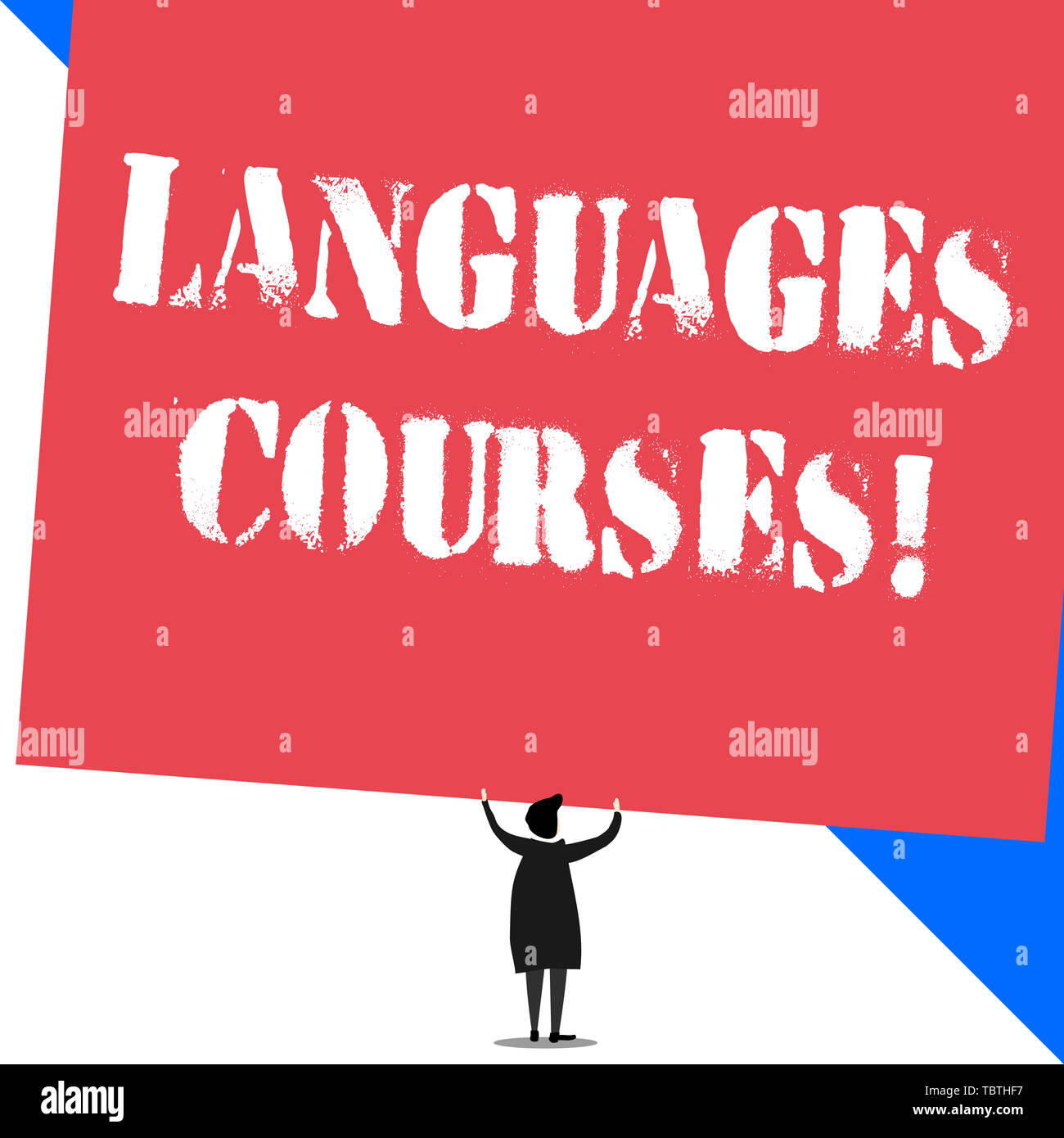 Conceptual Hand Writing Showing Languages Courses Concept Meaning