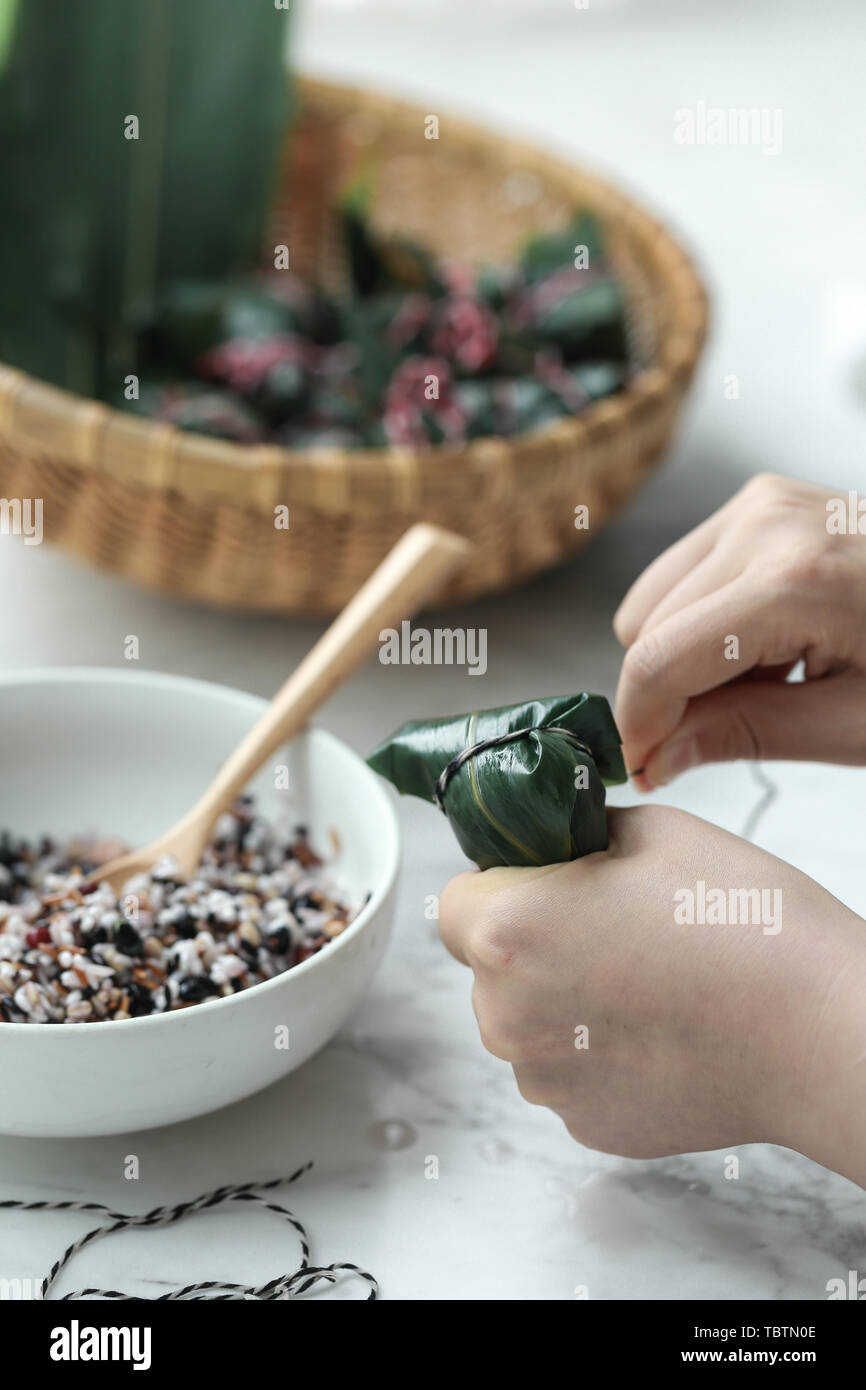 Triangular Dumpling Handmade triangular dumplings Stock Photo - Alamy