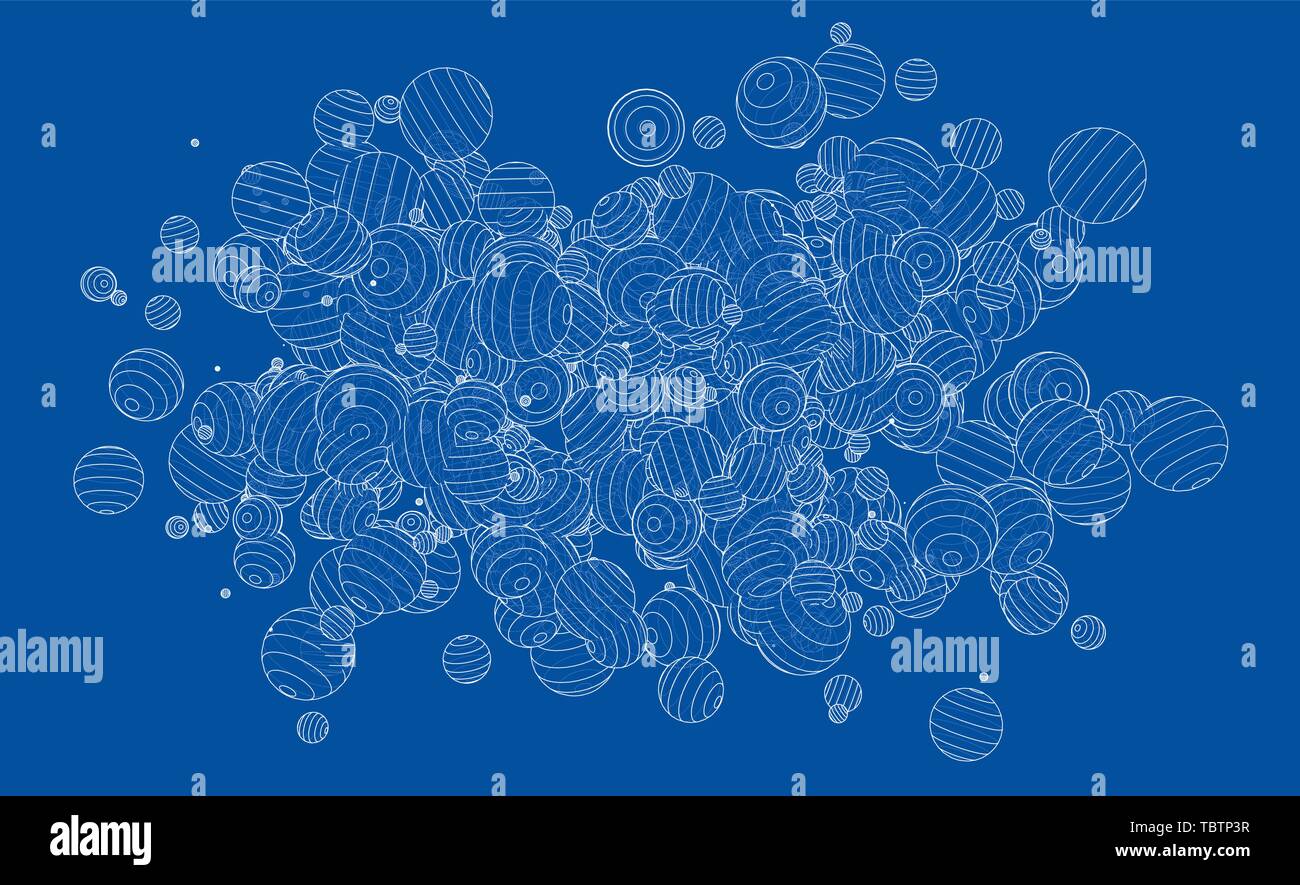 Vector abstract spheres background Stock Vector Image & Art - Alamy