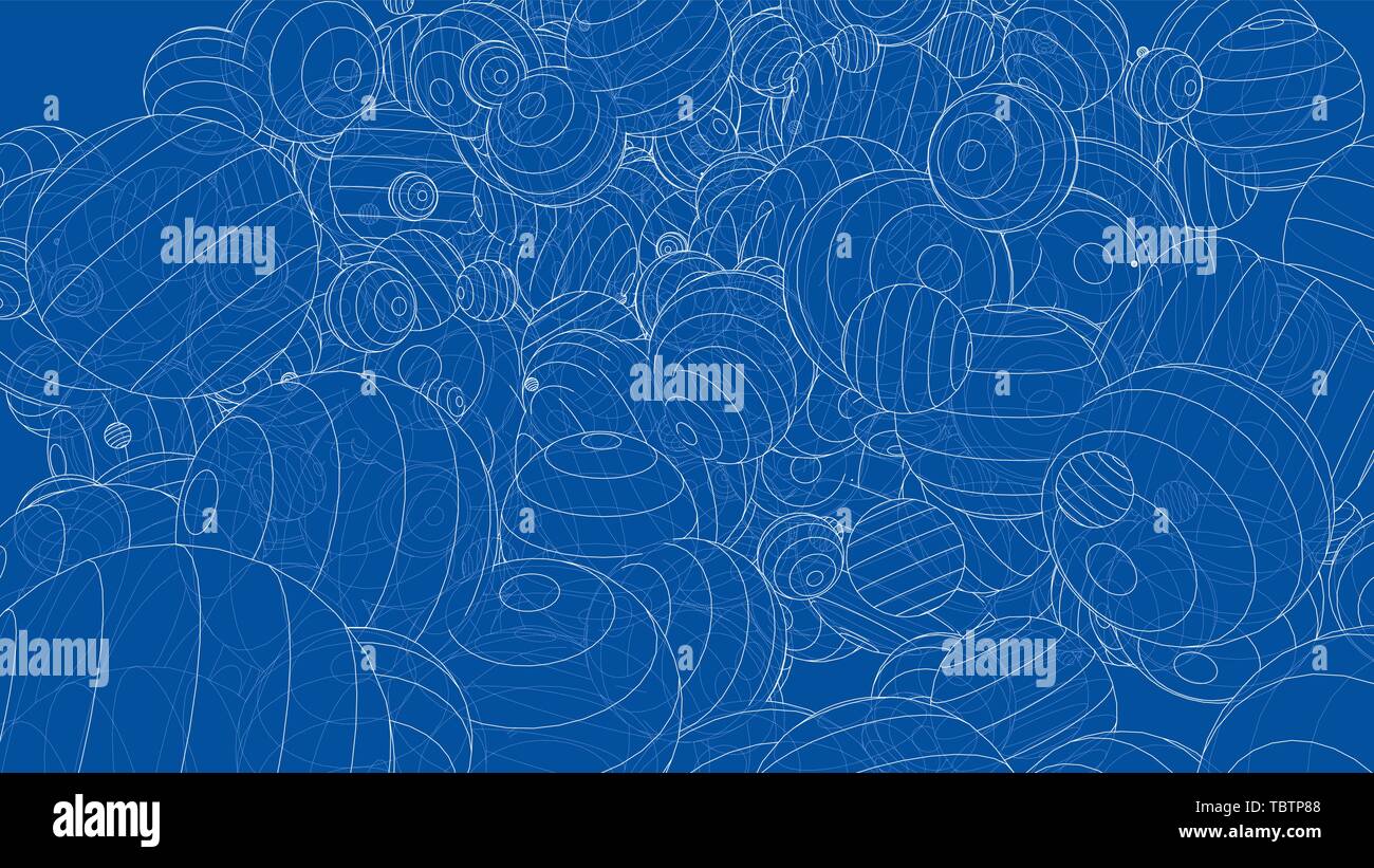 Vector abstract spheres background Stock Vector Image & Art - Alamy