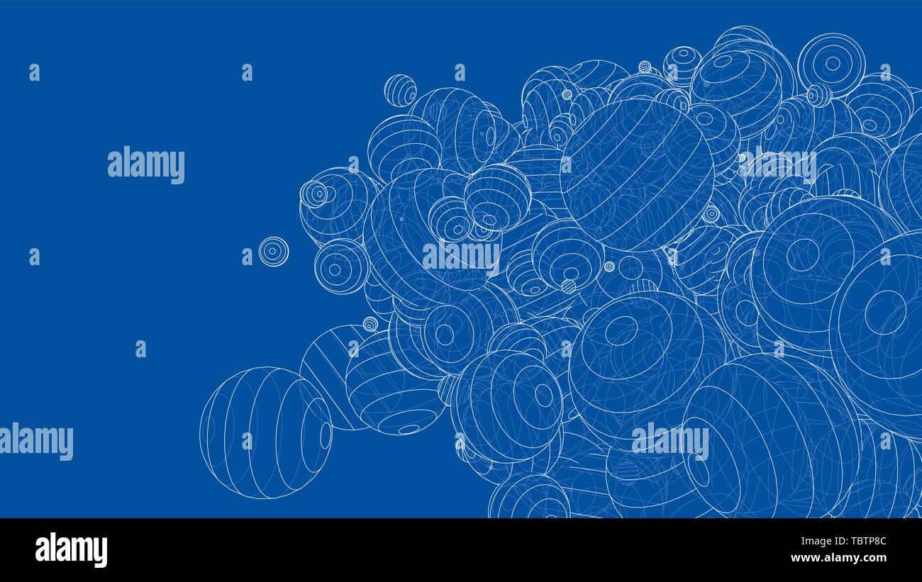 Vector abstract spheres background Stock Vector Image & Art - Alamy