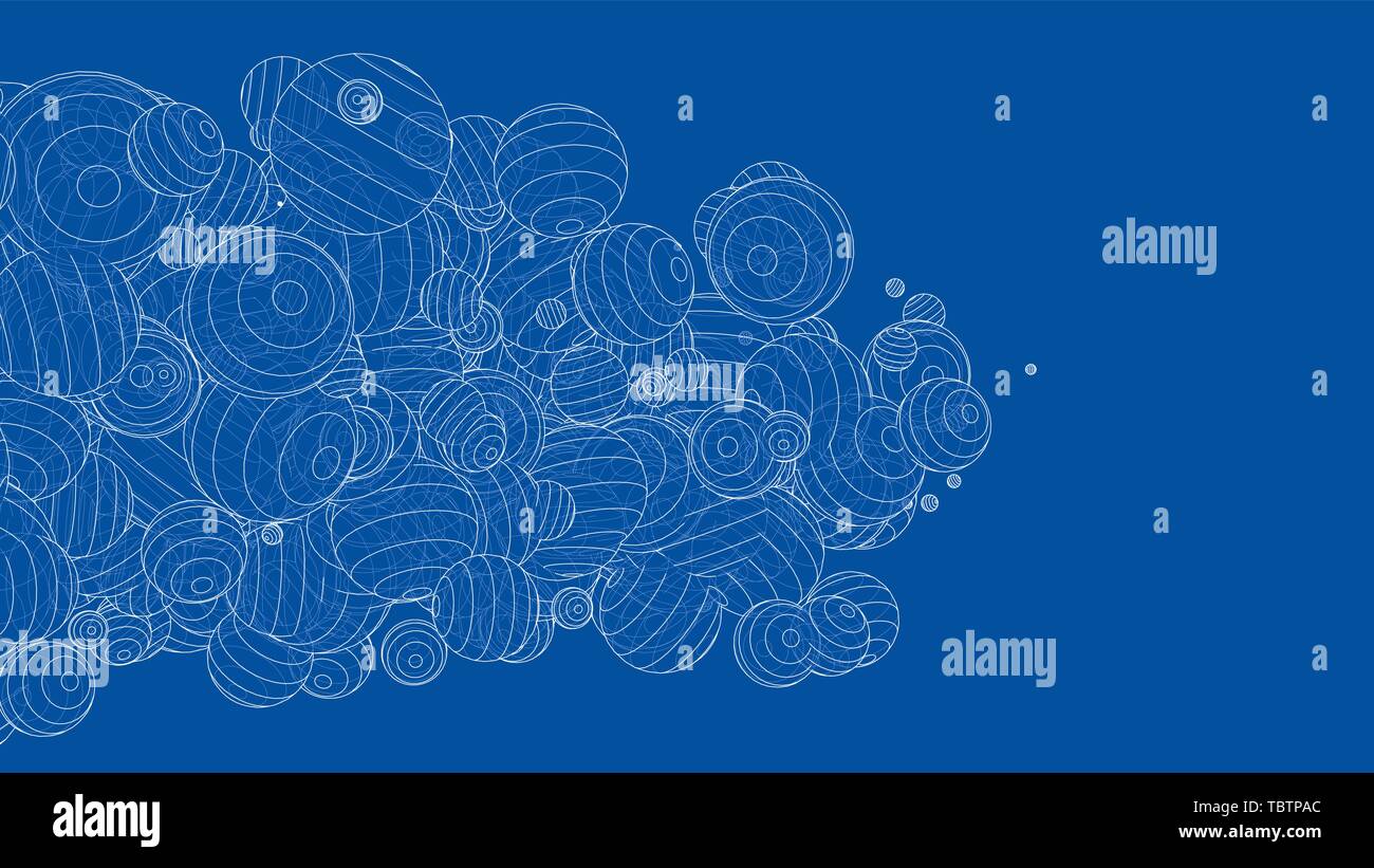 Vector abstract spheres background Stock Vector Image & Art - Alamy
