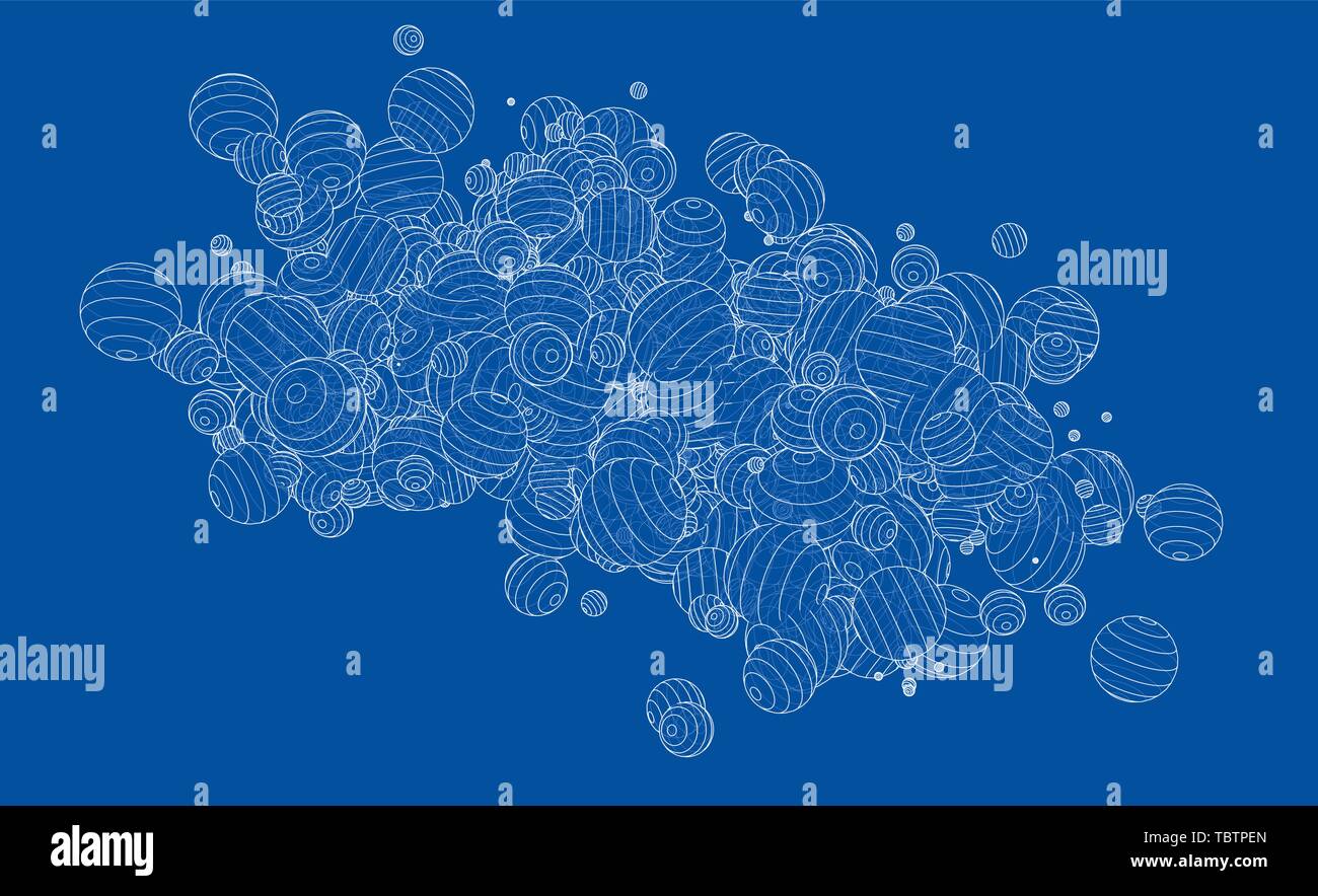 Vector abstract spheres background Stock Vector Image & Art - Alamy