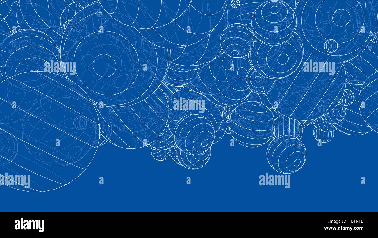 Vector abstract spheres background Stock Vector Image & Art - Alamy