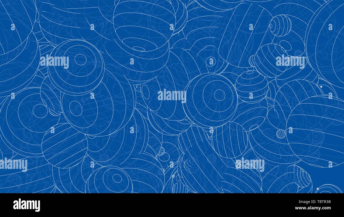 Vector abstract spheres background Stock Vector Image & Art - Alamy