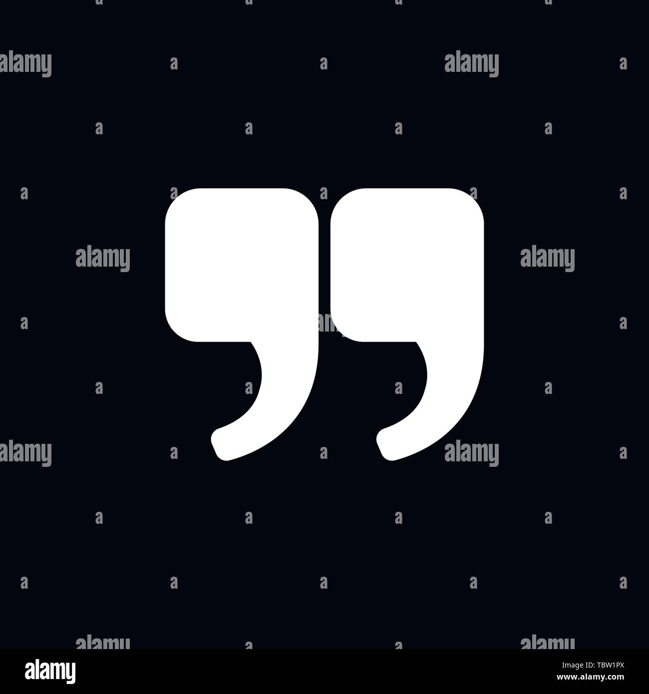 Quote icon vector sign symbol Stock Vector Image & Art Alamy