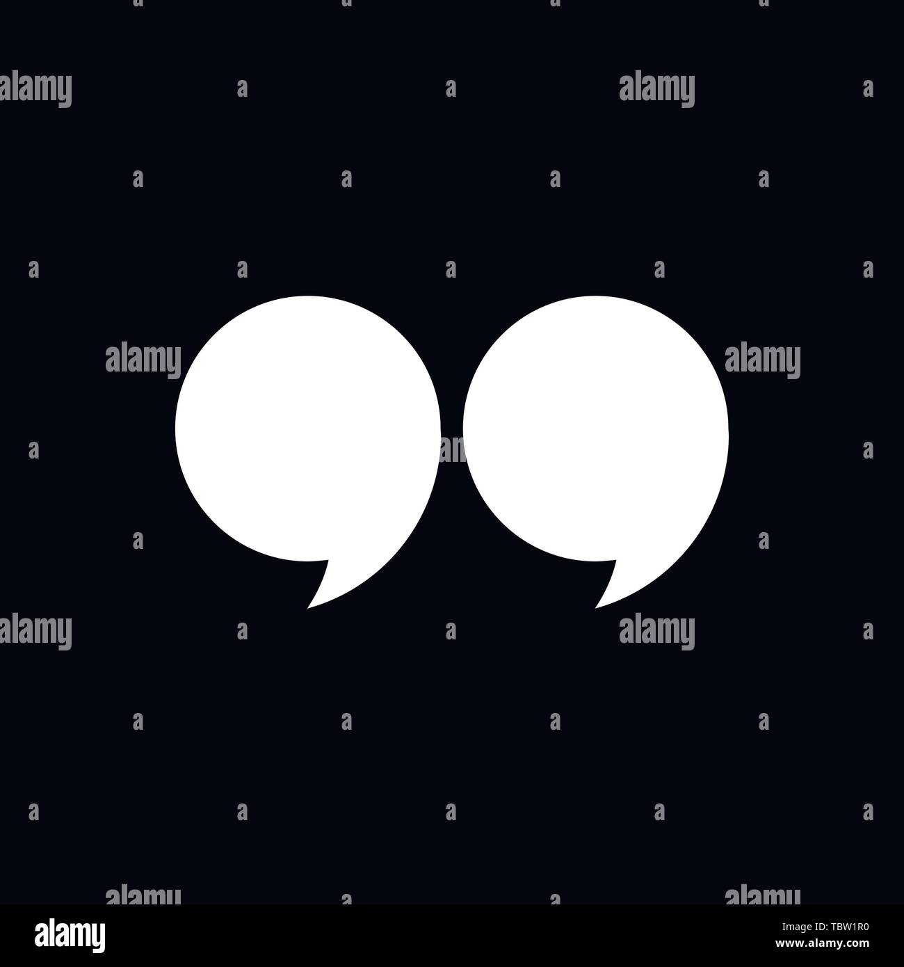 Inverted commas vector vectors hi-res stock photography and images - Alamy