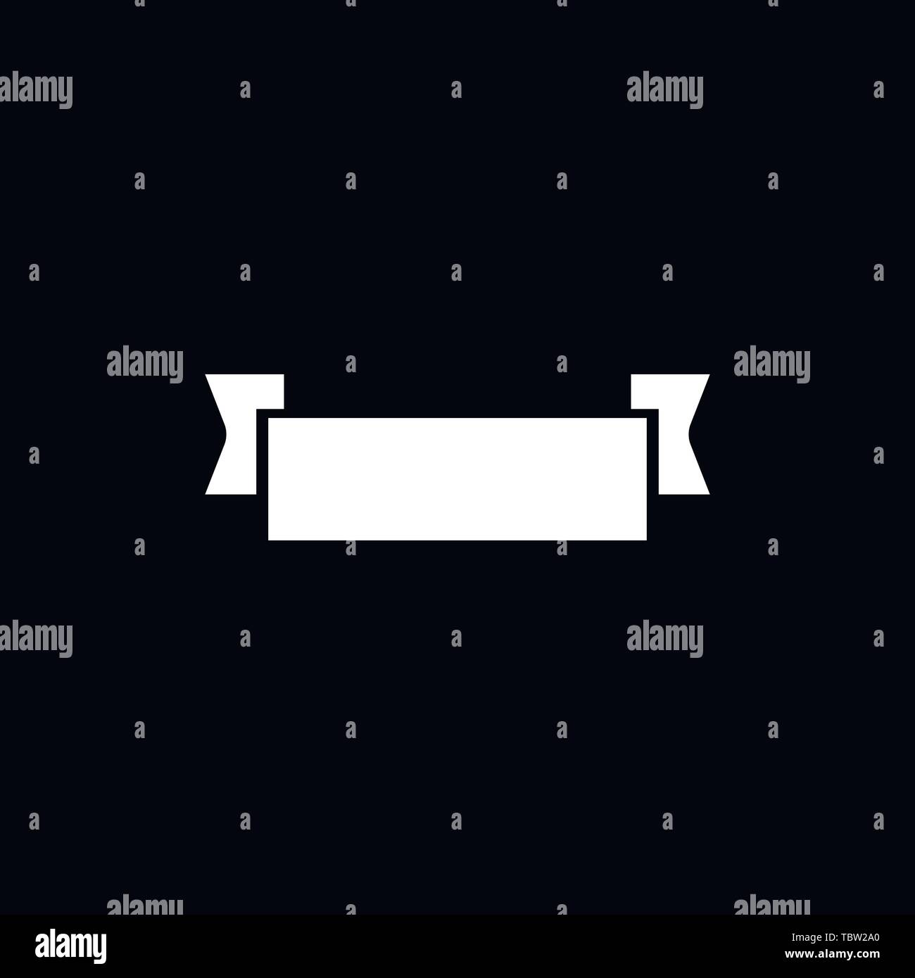 Ribbon icon vector sign symbol Stock Vector Image & Art - Alamy