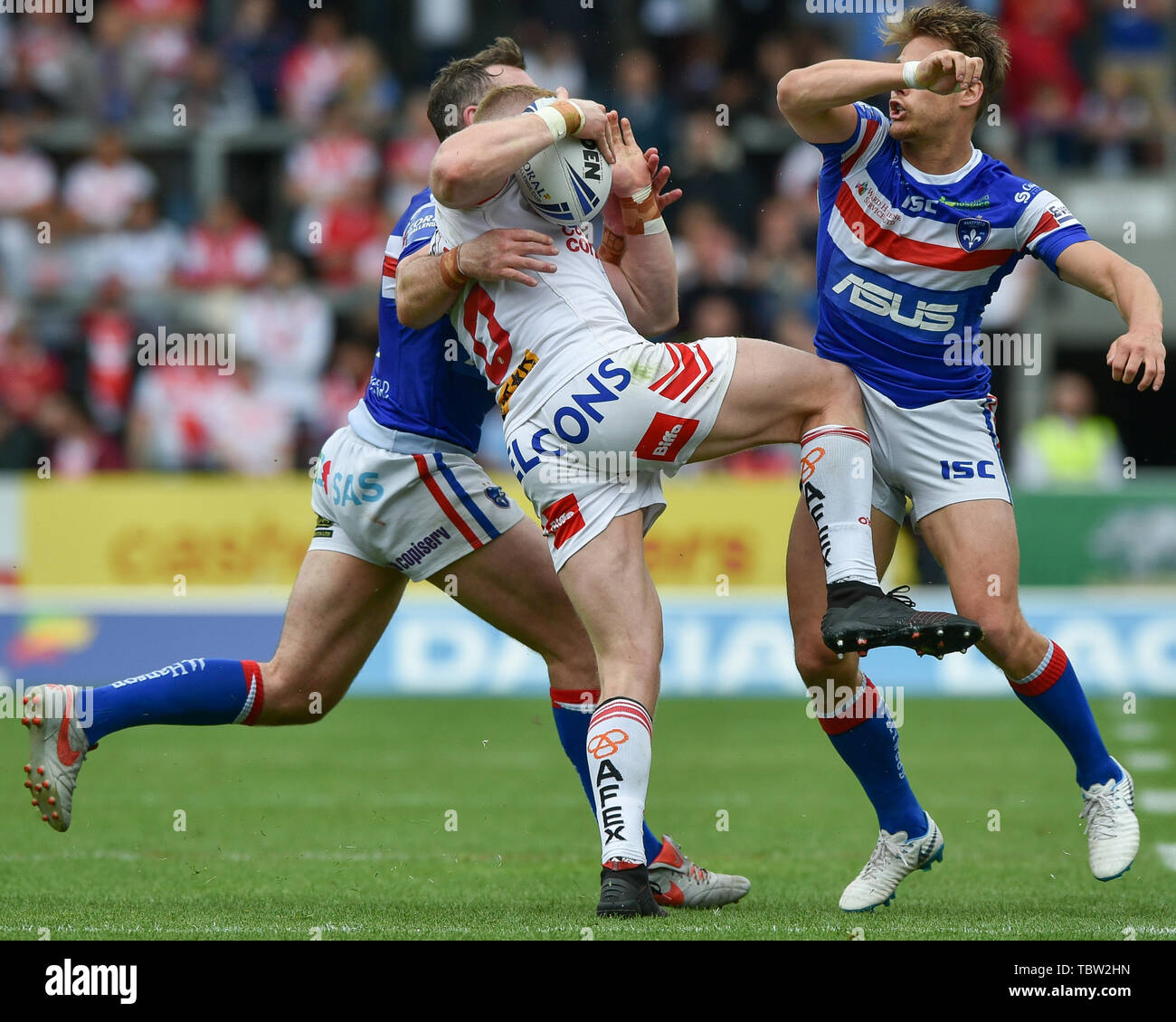 St. Helens, UK, 1 6 2019. 01 June 2019. Totally Wicked Stadium, St ...