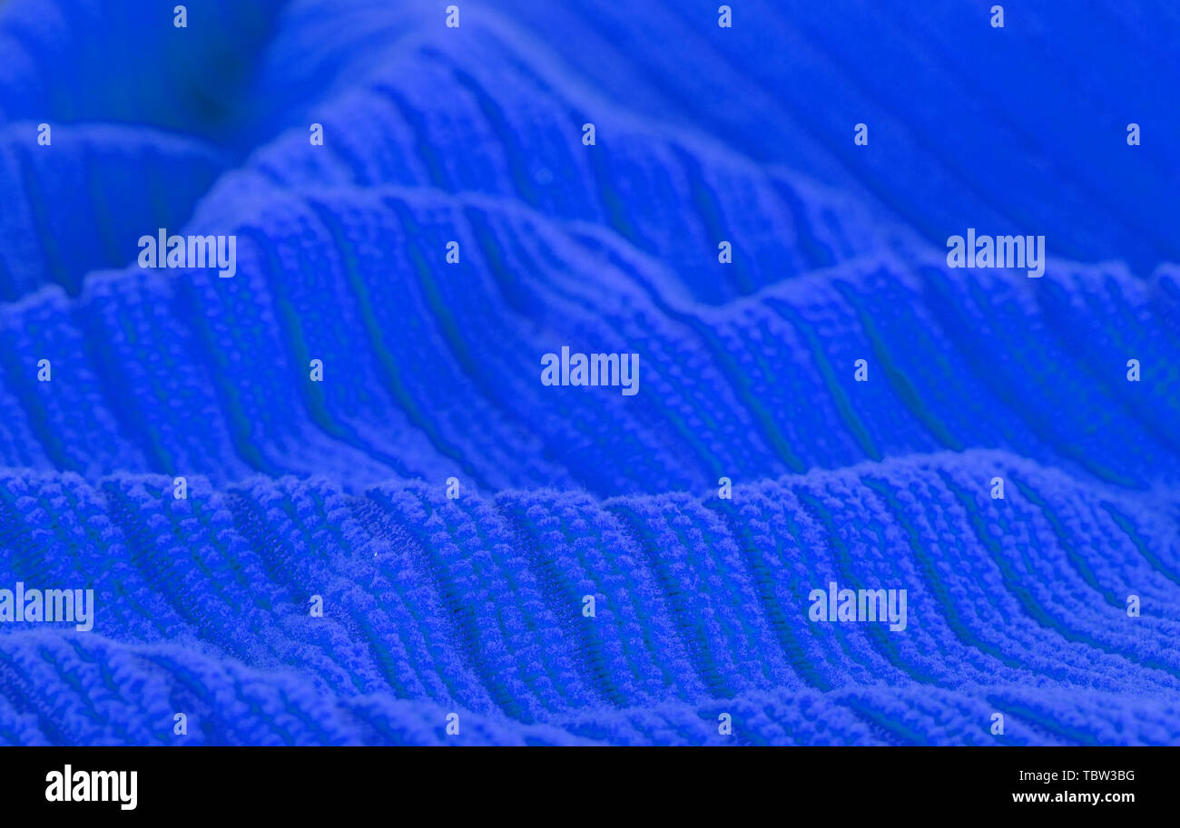 crumpled fabric background and texture. Abstract background, empty template. Selective focus Stock Photo