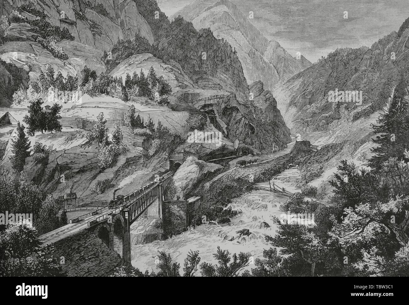 El desarrollo del ferrocarril hires stock photography and images Alamy