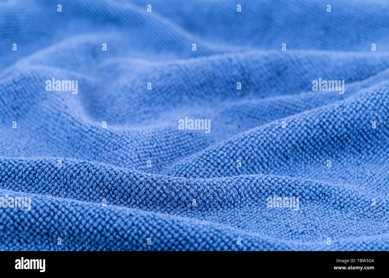crumpled fabric background and texture. Abstract background, empty template. Selective focus Stock Photo