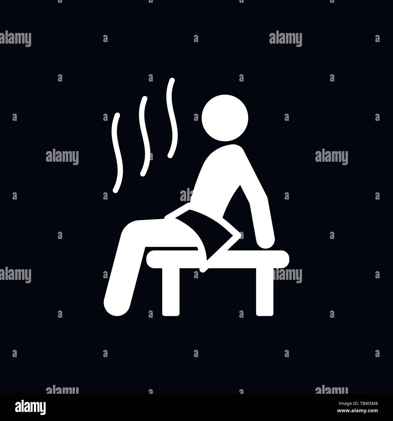 Sauna icon vector sign symbol Stock Vector Image & Art - Alamy