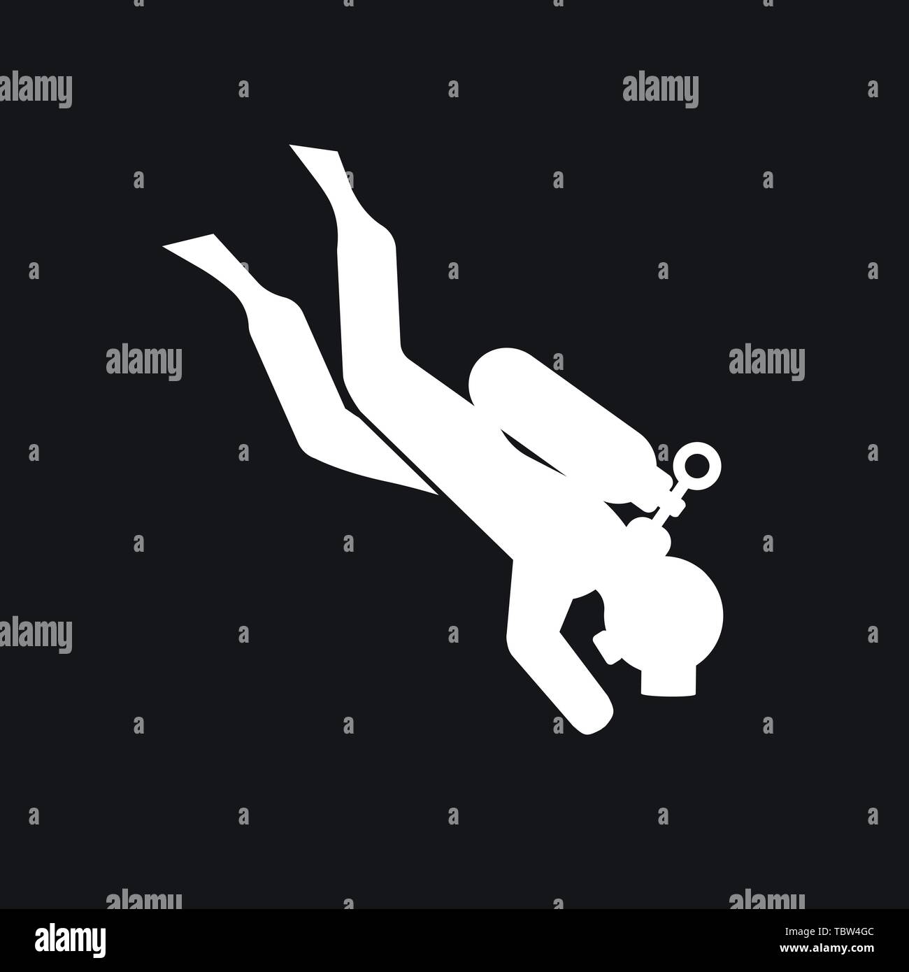 Navy diver silhouette snorkeling hi-res stock photography and images ...