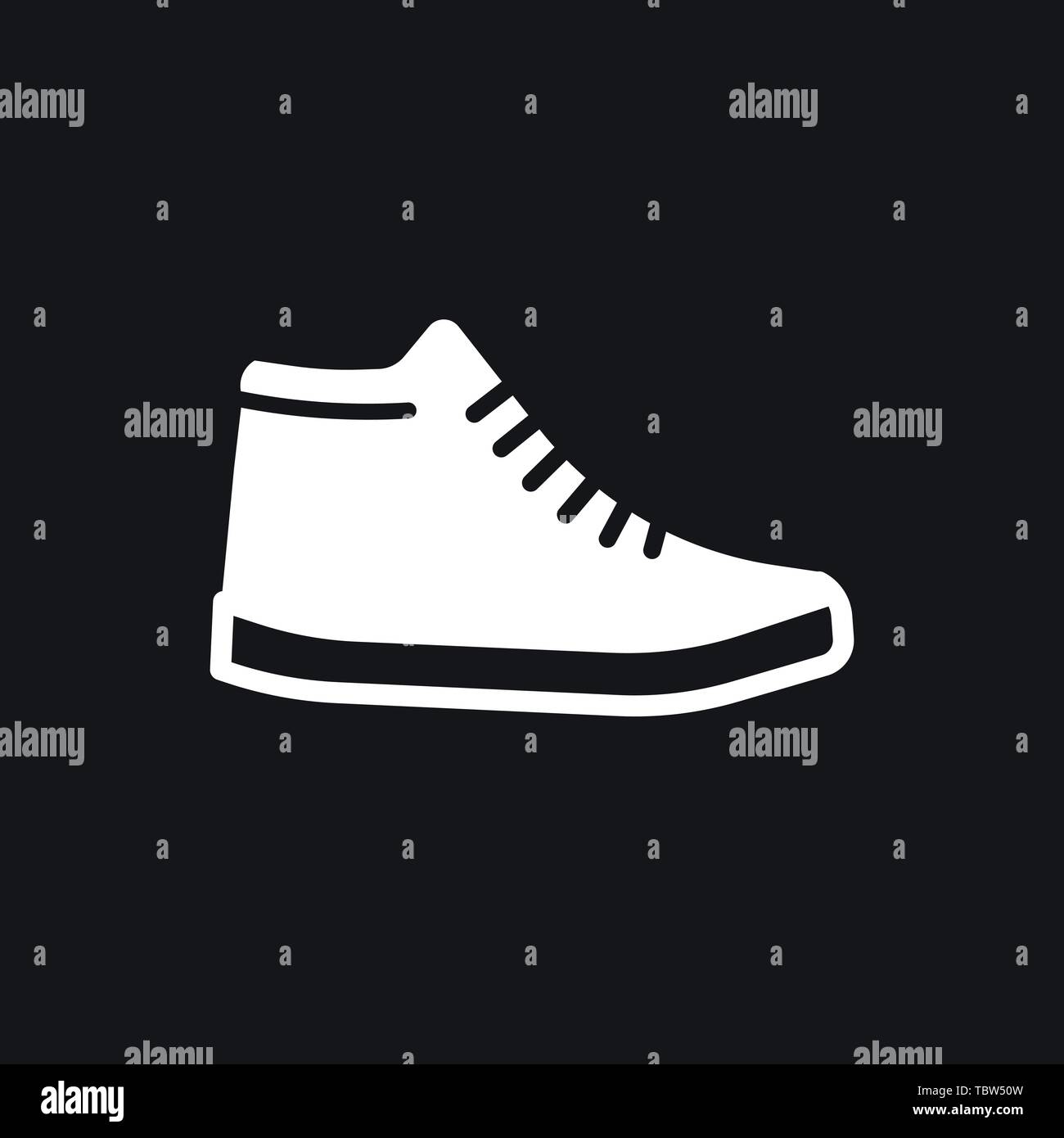 Sneakers icon vector sign symbol Stock Vector