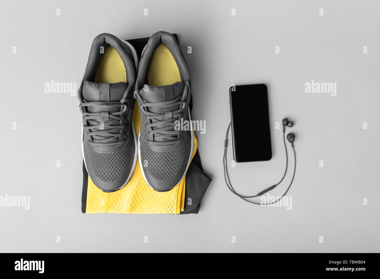 Sneakers sportswear and accessories Stock Photo - Alamy