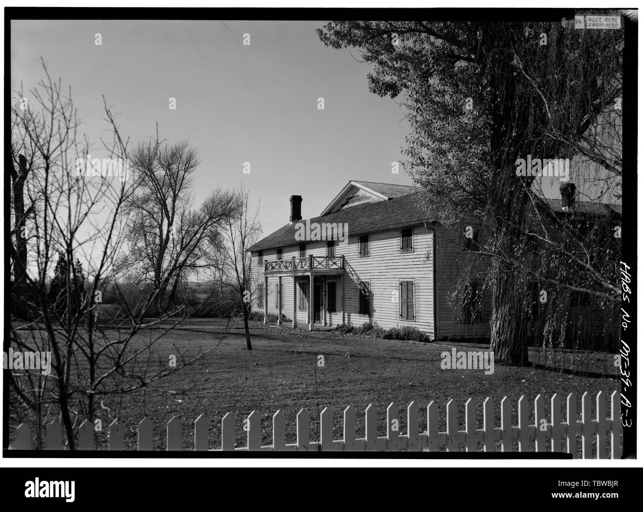 MAIN AND NORTH ELEVATIONS GrantKohrs Ranch, Ranch House, Highway 10