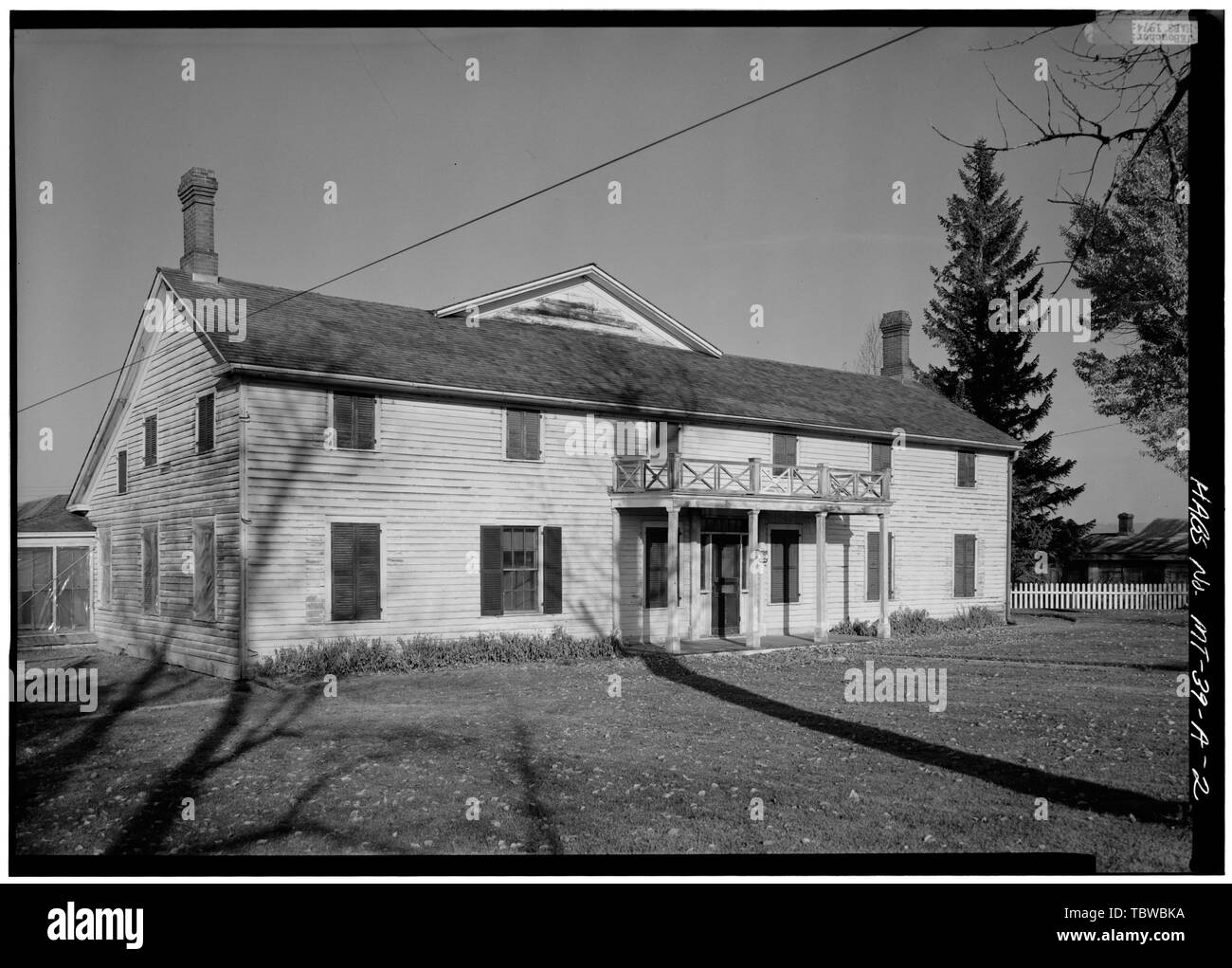 MAIN AND SOUTH ELEVATIONS GrantKohrs Ranch, Ranch House, Highway 10