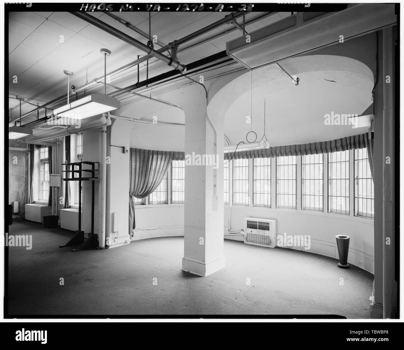 MAIN BUILDING. INTERIOR VIEW TO NORTHEAST OF BASEMENT ROOM IN EAST WING