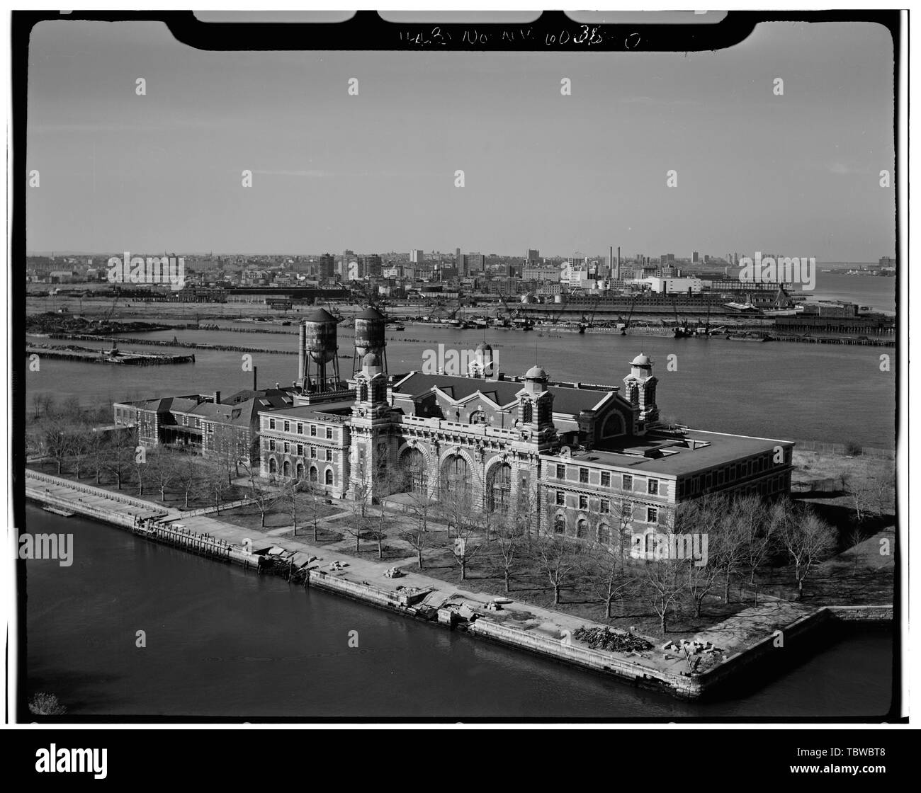 MAIN BUILDING, LOOKING NORTH Ellis Island, New York Harbor, New York