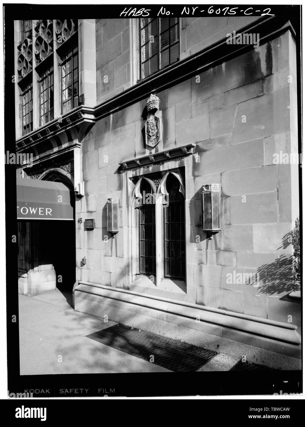 MAIN ELEVATION, DETAIL OF WINDOW PLANKING ENTRANCE DOORWAY Tudor City