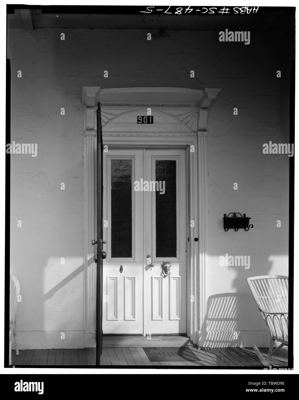 MAIN ENTRY, SOUTH (FRONT) ELEVATION Frederick Fraser House, 901 Prince