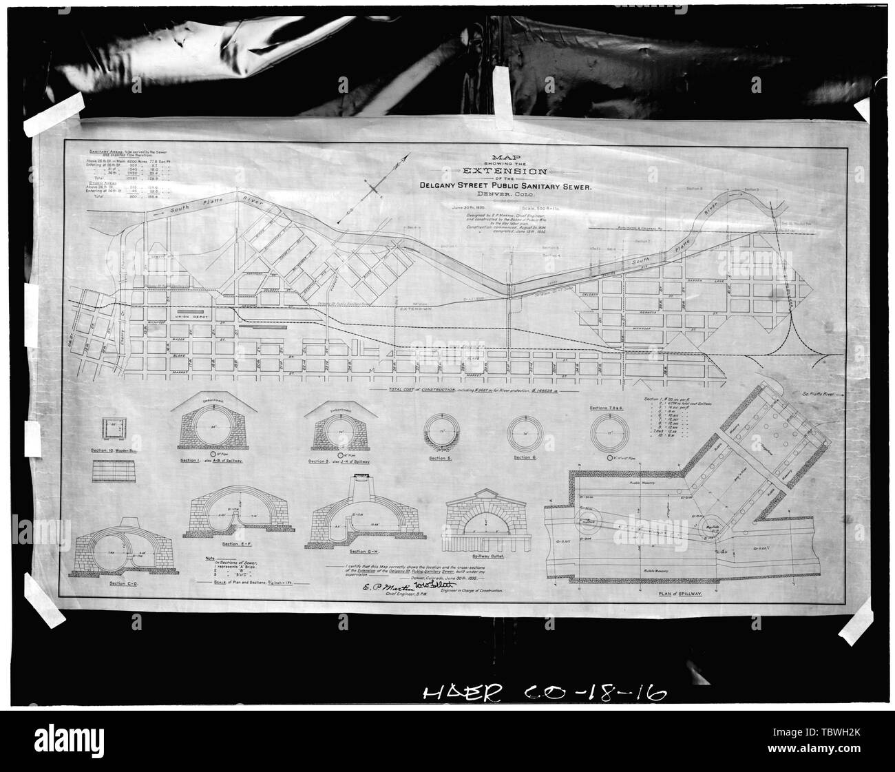 Denver Sanitary Sewer Maps Map Of Extension Of Delgany Street Public Sanitary Sewer. Thirtyfirst Street Overflow Structure, Thirtyfirst Street, Denver, Denver County, Co Stock Photo - Alamy Denver Sanitary Sewer Maps Map Of Extension Of Delgany Street Public Sanitary Sewer. Thirtyfirst Street Overflow Structure, Thirtyfirst Street, Denver, Denver County, Co Stock Photo - Alamy