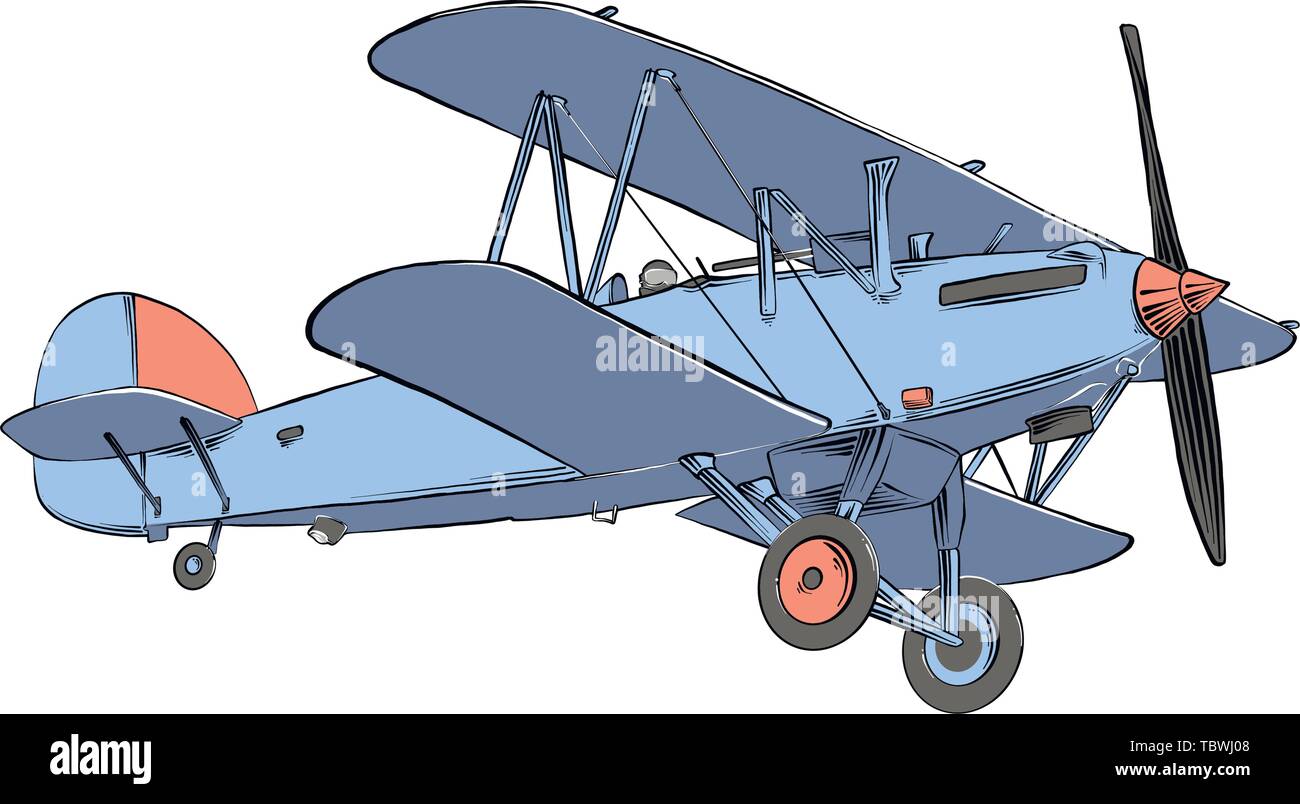 2,514 Biplane Drawing Images, Stock Photos & Vectors | Shutterstock