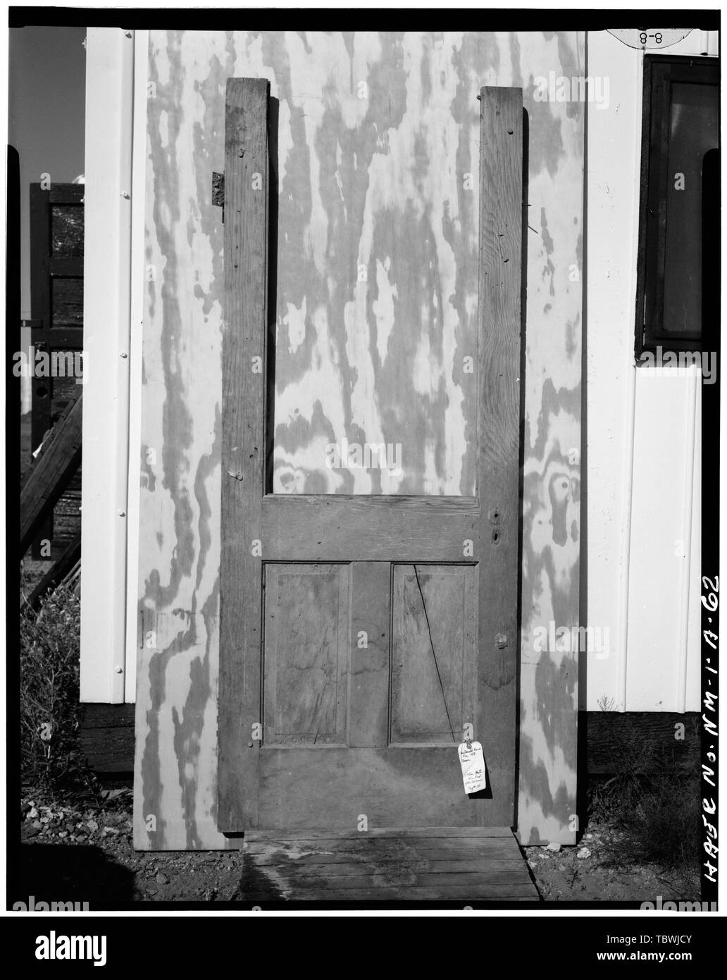 MCDONALD RANCH DETAIL OF WOOD DOOR, POSSIBLY FROM SOUTHEAST ROOM TO ...