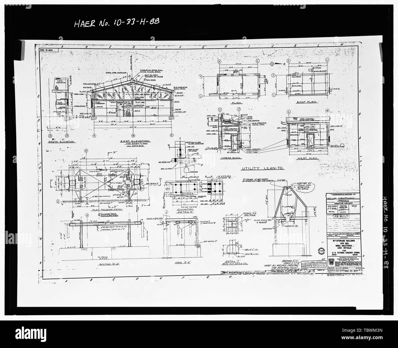 MISCELLANEOUS SECTIONS AND DETAILS OF FUEL STORAGE BUILDING (CPP603 ...