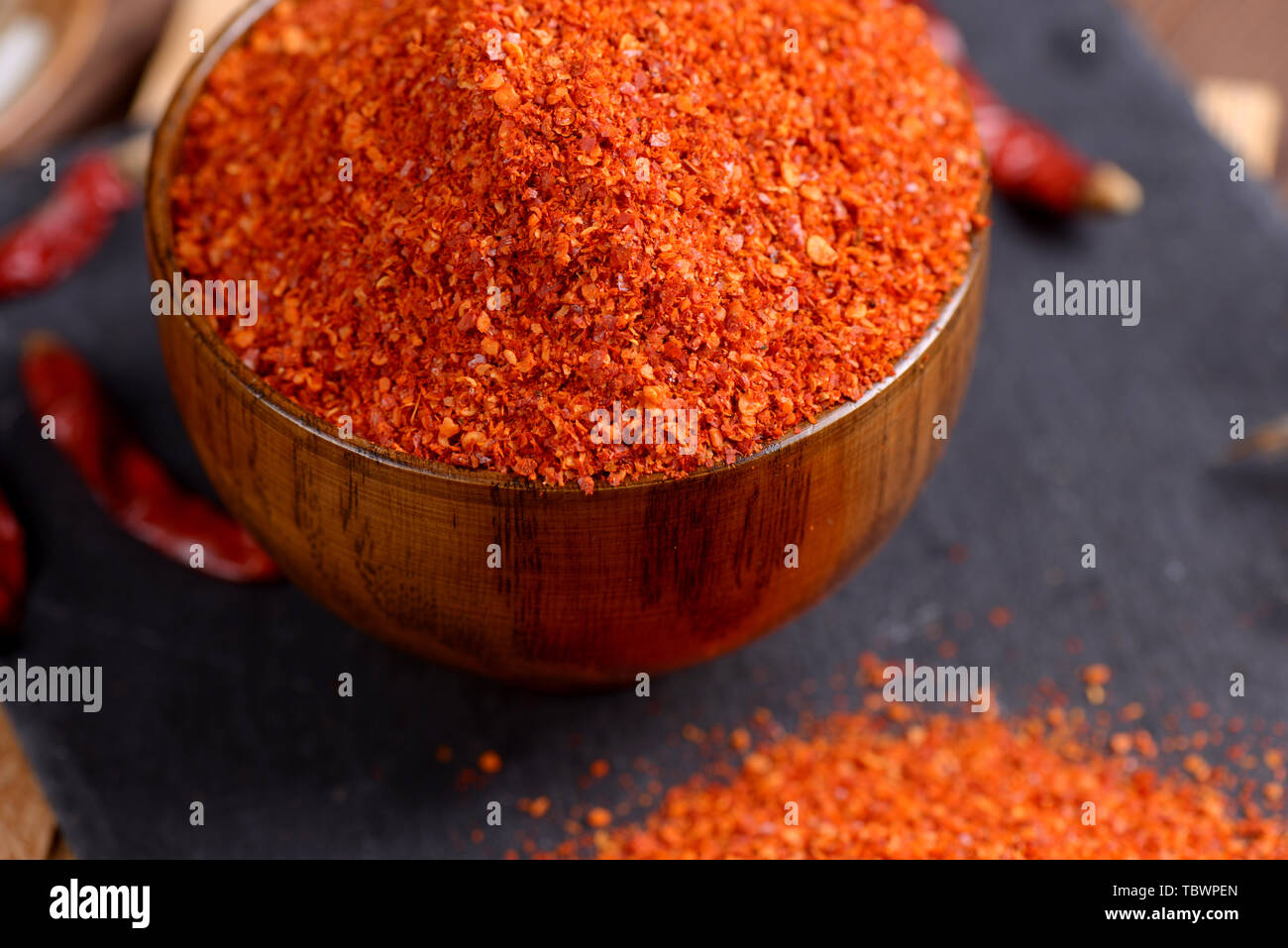 Seasoning chili cumin sesame seeds Stock Photo Alamy