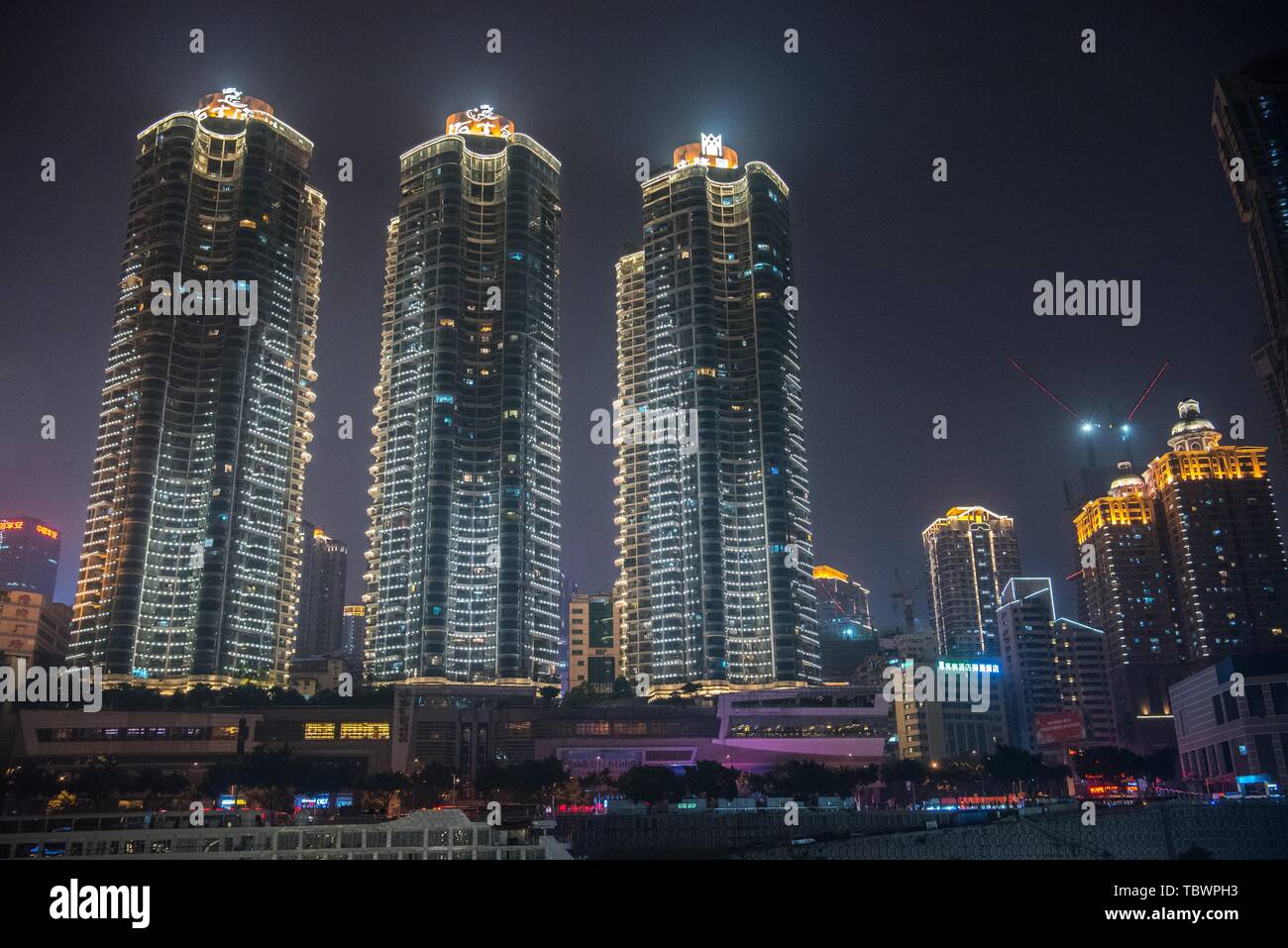 Chongqing skyscraper Stock Photo