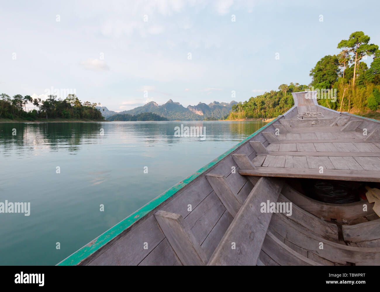 Boat on the river Stock Photo - Alamy