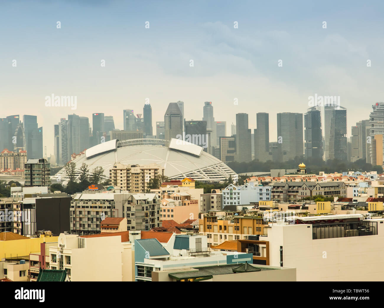 Singapore national stadium view hi-res stock photography and images - Alamy