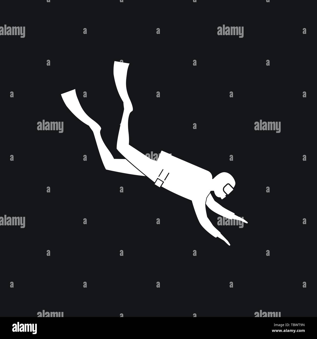 Navy Diver Silhouette Snorkeling Stock Photos & Navy Diver Silhouette