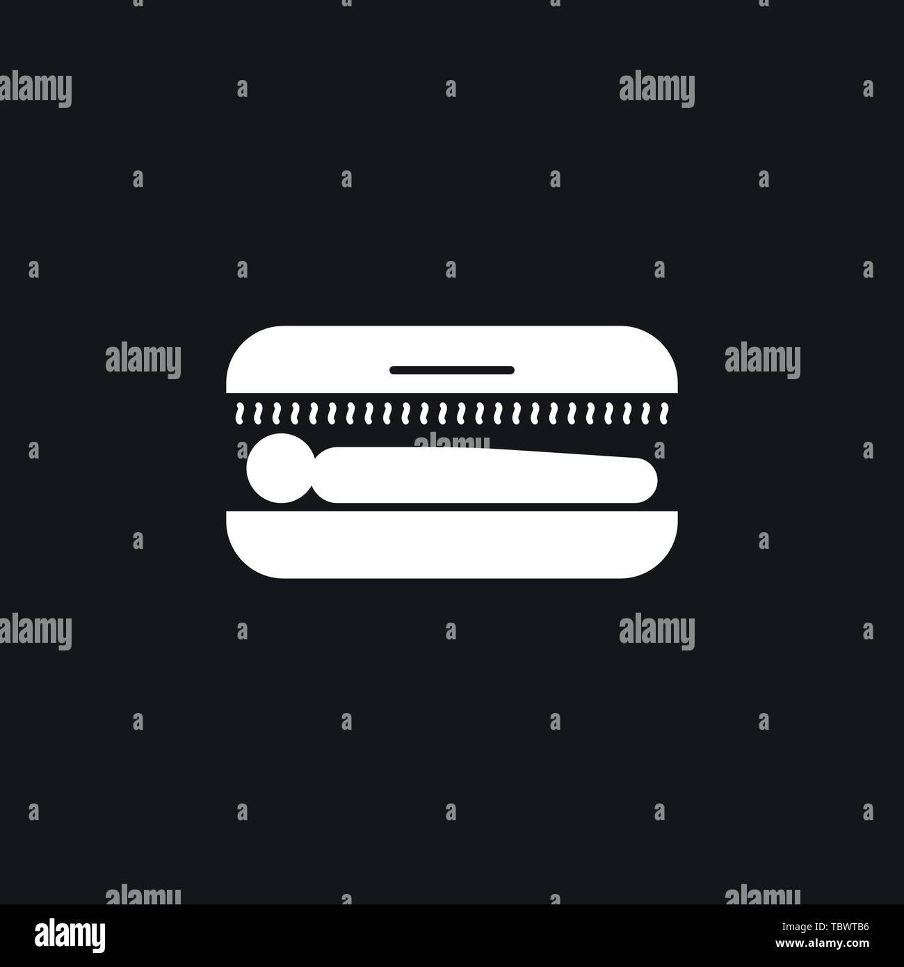 Solarium icon vector sign symbol Stock Vector