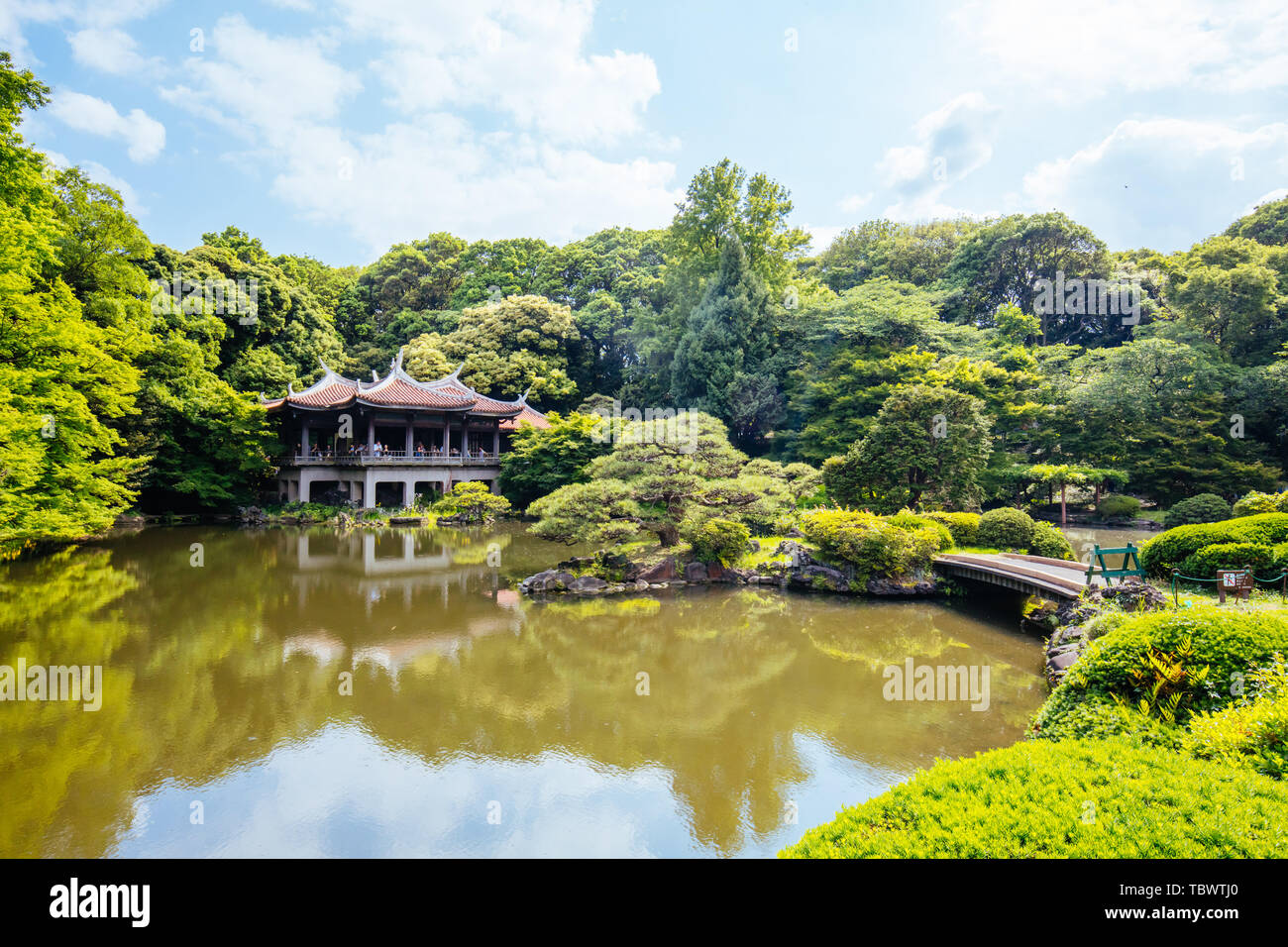 Shinjuku Gyoen National Garden in Tokyo Stock Photo Alamy